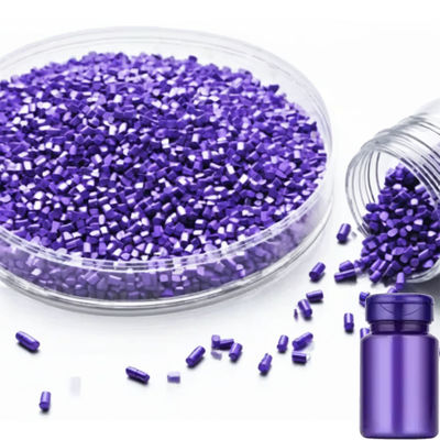 Buy Bulk Food Grade PET Masterbatch Purple Color Migration Resistant online manufacture