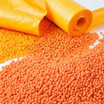 Orange Yellow Color Masterbatch Polymer Compounds For Blown Film Anti Aging